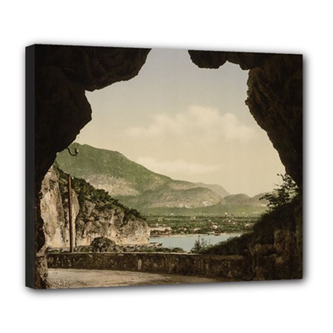 Ponale Road, Garda, Italy  Deluxe Canvas 24  X 20  (stretched) by ConteMonfrey