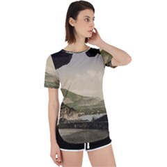 Ponale Road, Garda, Italy  Perpetual Short Sleeve T-shirt by ConteMonfrey