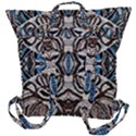 Embroidered symmetry Buckle Up Backpack View3