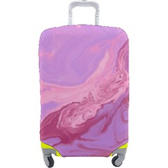 Illustration Art Pink Design Wallpaper Luggage Cover (large) by Wegoenart