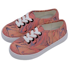 Illustration Background Light Abstract Texture Kids  Classic Low Top Sneakers by Wegoenart