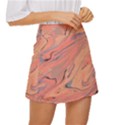 Illustration Background Light Abstract Texture Mini Front Wrap Skirt View3
