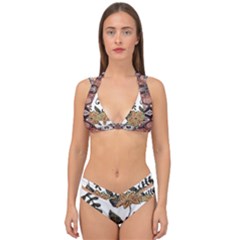 Im Fourth Dimension Colour 39 Double Strap Halter Bikini Set by imanmulyana