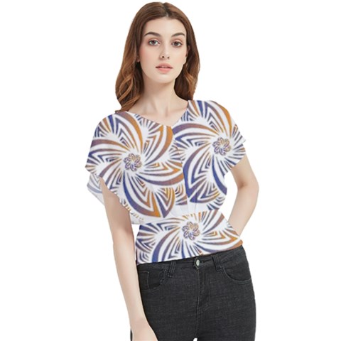  Butterfly Chiffon Blouse by imanmulyana