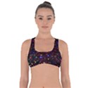 Abstract Background Stars Star Galaxy Wallpaper Got No Strings Sports Bra View1
