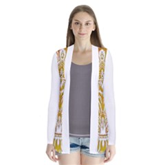 Im Fourth Dimension Colour 53 Drape Collar Cardigan by imanmulyana