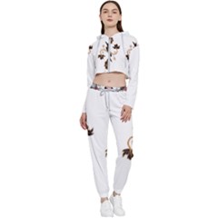 Im Fourth Dimension Colour 55 Cropped Zip Up Lounge Set by imanmulyana