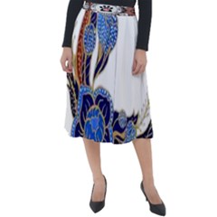 Im Fourth Dimension Colour 59 Classic Velour Midi Skirt  by imanmulyana
