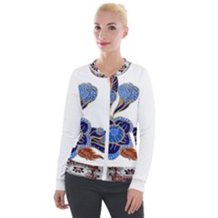 Im Fourth Dimension Colour 59 Velvet Zip Up Jacket by imanmulyana