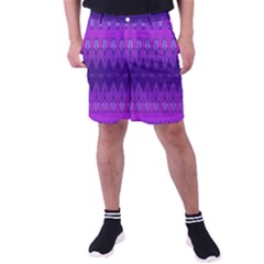 Illustration Purple Abstract Wallpaper Pattern Abstract Men s Pocket Shorts by Sudhe