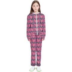 Background-pattern-structure Kids  Tracksuit by Jancukart
