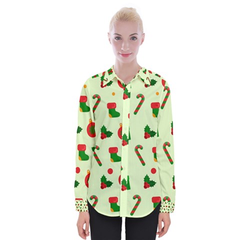 Illustration Festive Background Holiday Background Womens Long Sleeve Shirt by Amaryn4rt