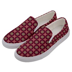 Kaleidoscope Seamless Pattern Men s Canvas Slip Ons by Amaryn4rt