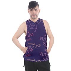 Background Abstract Pattern Design Men s Sleeveless Hoodie by Wegoenart
