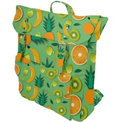 Fruit Tropical Pattern Design Art Buckle Up Backpack by danenraven