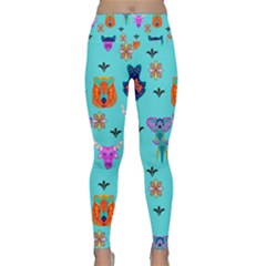 Illustration Design Gardening Texture Lightweight Velour Classic Yoga Leggings by danenraven