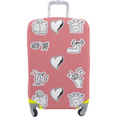 Stickers Hobbies Hearts Reading Luggage Cover (large) by danenraven
