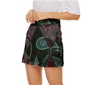 Background Pattern Texture Design Mini Front Wrap Skirt View2