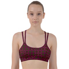 Illustration Background Abstract Pattern Texture Design Line Them Up Sports Bra by danenraven