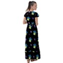 Illustration Cosmos Cosmo Rocket Spaceship -ufo Flutter Sleeve Maxi Dress View2