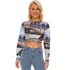 Lovely Gondola Ride - Venetian Bridge Lightweight Long Sleeve Sweatshirt by ConteMonfrey