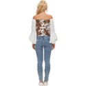 IM Fourth Dimension Colour 72 Off Shoulder Flutter Bell Sleeve Top View4