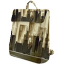 Architecture City House Flap Top Backpack View1