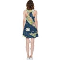Map Italy Blue Inside Out Racerback Dress View2