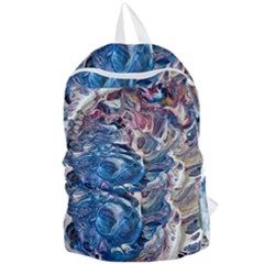 Abstract Ammonite Foldable Lightweight Backpack by kaleidomarblingart