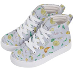Tea Drinking Welding Tea Bag Kids  Hi-top Skate Sneakers by Wegoenart