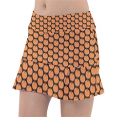Cute Pumpkin Black Small Classic Tennis Skirt by ConteMonfrey