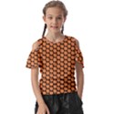 Cute Pumpkin Black Small Kids  Butterfly Cutout Tee View1