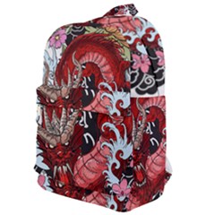 Drawing Red Dragon Legendary Classic Backpack by Jancukart