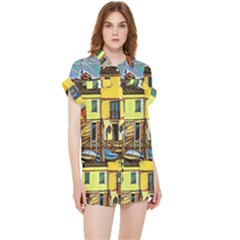 Colorful Venice Homes Chiffon Lounge Set by ConteMonfrey