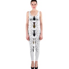Ant Insect Pattern Cartoon Ants One Piece Catsuit by Ravend