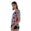 Cake Cupcake Sweet Dessert Food Short Sleeve Foldover Tee View2