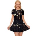 Stars Christmas Background Pattern Women s Sports Wear Set View1