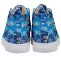 Christmas-background-pattern Kids  Mid-Top Canvas Sneakers View4