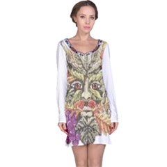 Im Fourth Dimension Colour 85 Long Sleeve Nightdress by imanmulyana