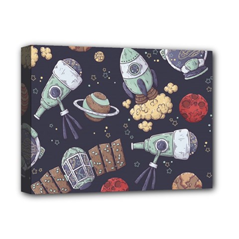 Hand-drawn-pattern-space-elements-collection Deluxe Canvas 16  X 12  (stretched)  by Jancukart