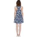 Butterflies Motif Collage Pattern Inside Out Racerback Dress View2