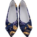Marine-seamless-pattern-thin-line-memphis-style Women s Bow Heels View1