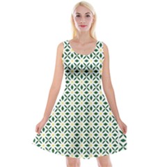 Flower Floral Pattern Design Reversible Velvet Sleeveless Dress by Wegoenart