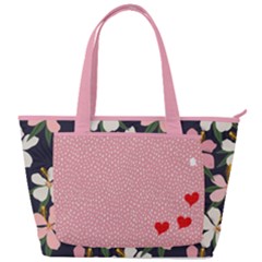 Floral Plants Jungle Polka 3 Back Pocket Shoulder Bag  by flowerland