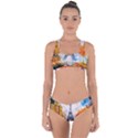 Eiffel Tower Landmark Architecture  Artistic Criss Cross Bikini Set View1