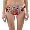 Internet Data Storage Online Reversible Mid-Waist Bikini Bottoms View3
