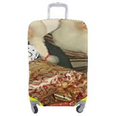 Christmas Puppets Luggage Cover (medium) by artworkshop