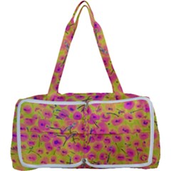 Cherries Fruit Food Neon Texture Fluorescent Multi Function Bag by Wegoenart