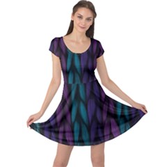 Background Cap Sleeve Dress by nateshop