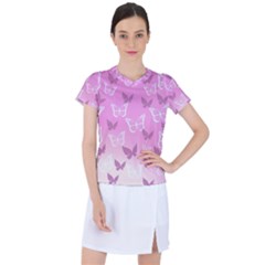 Background Pattern Texture Design Women s Sports Top by Ravend